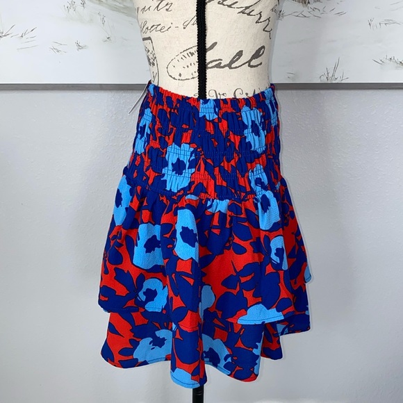 NWT🌺Sugarlips Matador Floral Eclipse Ruffle Skirt Size XS - Picture 5 of 16